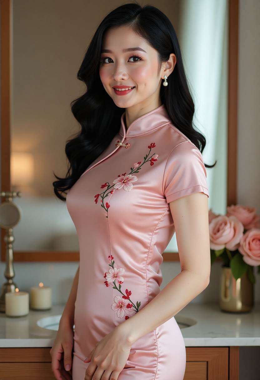 盐湖上的电线杆